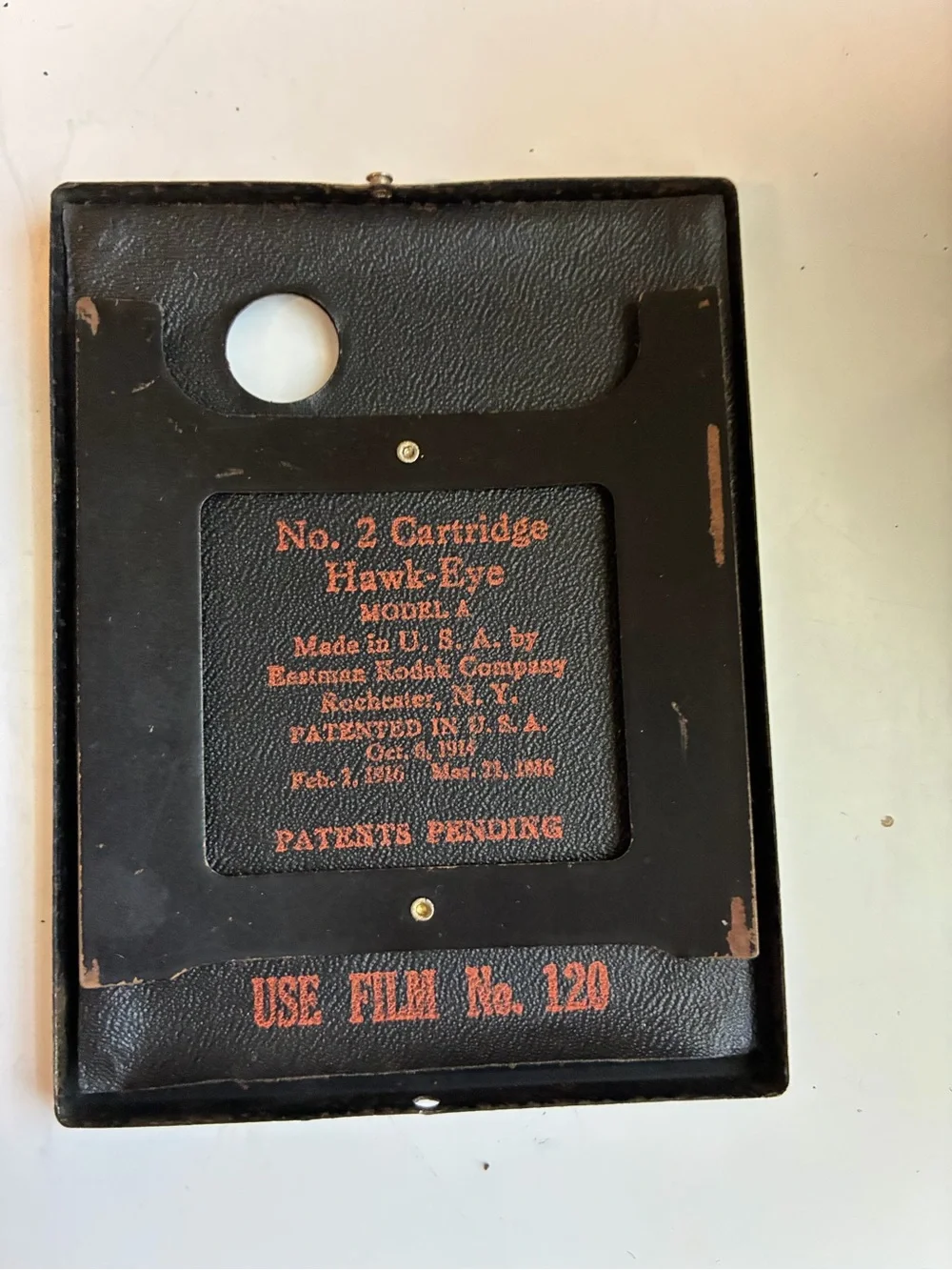 Vintage Eastman Kodak No. 2 Cartridge Hawk-Eye Model A Box Camera